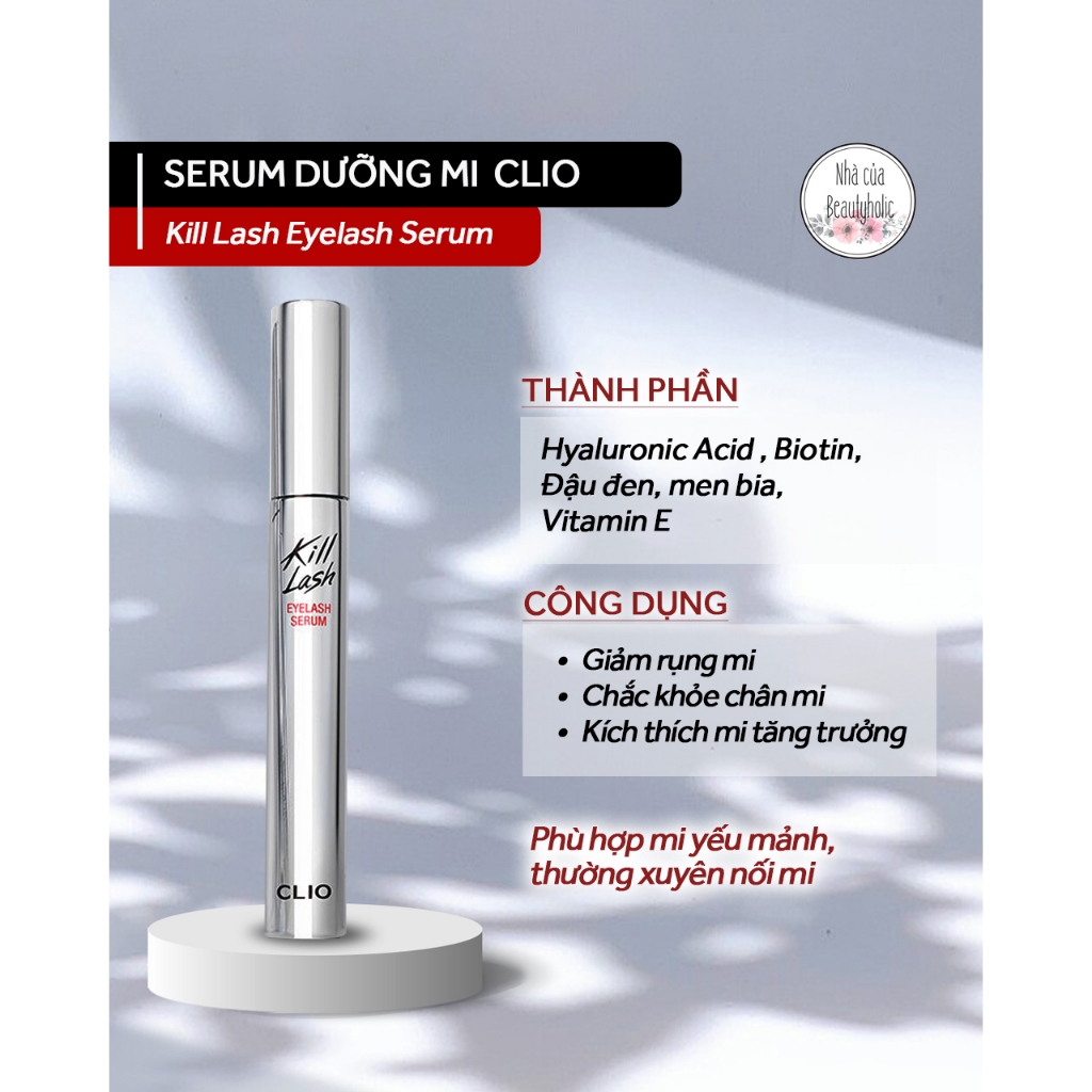 Serum dưỡng mi CLIO KILL EYELASH SERUM