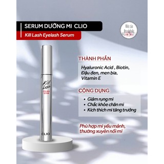 Serum dưỡng mi clio kill eyelash serum