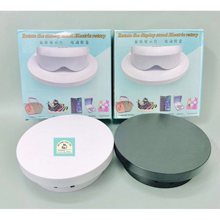 Bàn xoay sản phẩm - bàn xoay 360 độ dùng trưng bày sản phẩm, đế xoay để sản phẩm trưng bày chụp ảnh, đế xoay xài pin sẳn