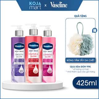 Sữa Tắm Trắng Da Vaseline Body Wash GlutaGlow 10X Cho Da Ẩm Mượt, Căng Bóng 425ml