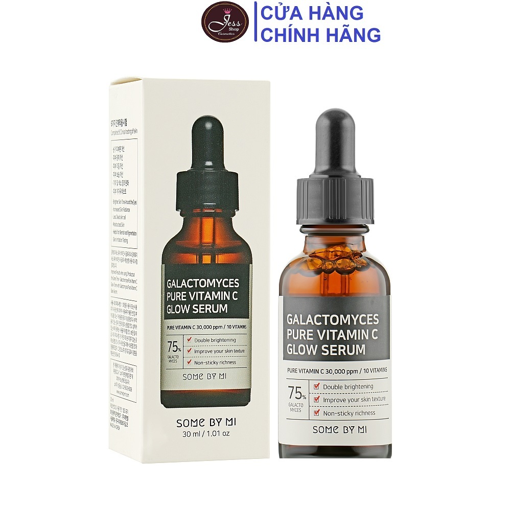 Tinh Chất Dưỡng Trắng, Chống Lão Hóa Some By Mi Galactomyces Pure Vitamin C Glow Serum 30ml
