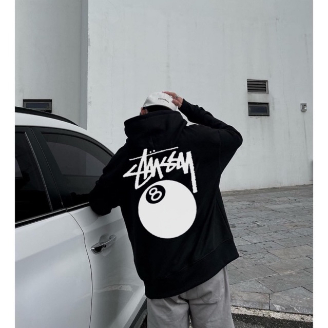 Áo khoác stussy hoodie bi-a có mũ sweater nam nữ local brand fom rộng nỉ bông dày dặn oversize thu đông HD176 L66