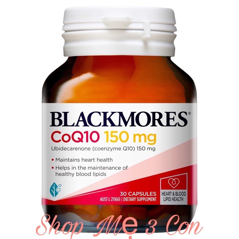 Viên uống bổ tim Q10 Blackmores 150mg 30viên Úc