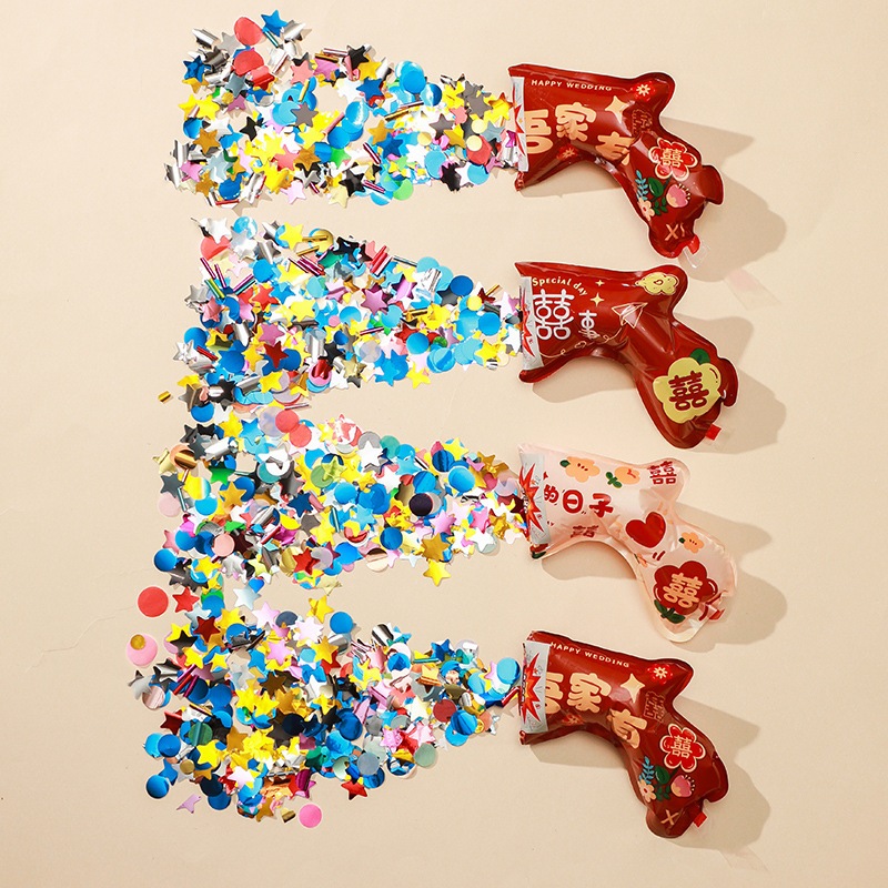 Súng Bắn Pháo Giấy Bắn Kim Tuyến Cho Tiệc Vui Nhộn Trang Trí Sinh Nhật, Đám Cưới DMAX777