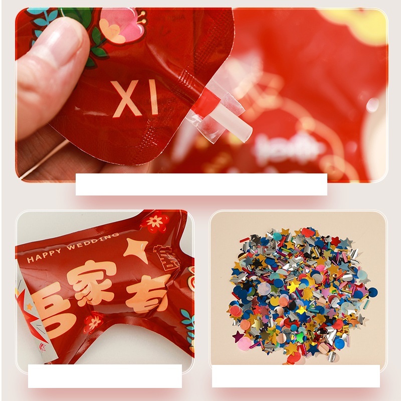 Súng Bắn Pháo Giấy Bắn Kim Tuyến Cho Tiệc Vui Nhộn Trang Trí Sinh Nhật, Đám Cưới DMAX777