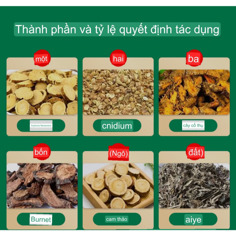 Kem viêm nang lông, á sừng, đông y Trung Quốc