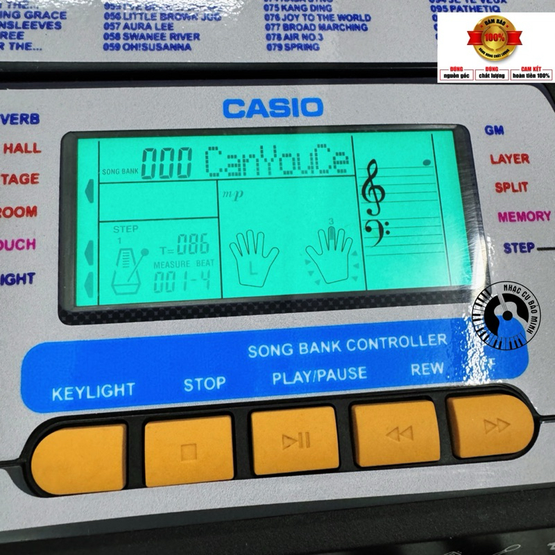 Đàn organ nội địa Nhật CASIO CTK 660L phím có đèn LED có touch, điệu , tiếng phong phú. Âm thanh hay. Bảo hành 12 tháng