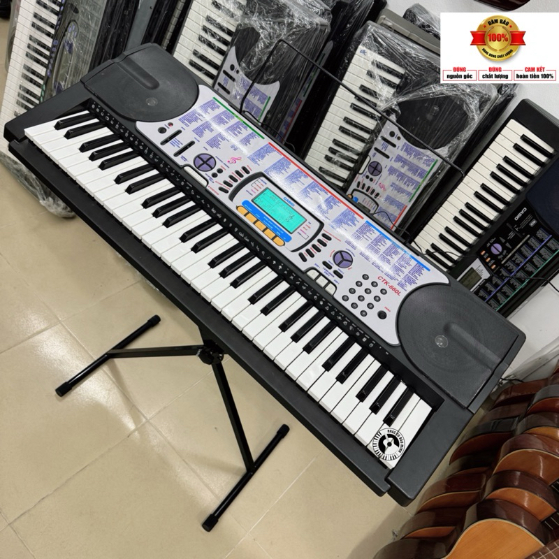 Đàn organ nội địa Nhật CASIO CTK 660L phím có đèn LED có touch, điệu , tiếng phong phú. Âm thanh hay. Bảo hành 12 tháng