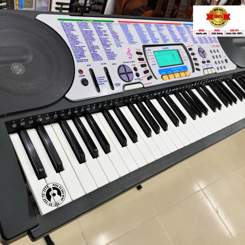 Đàn organ nội địa Nhật CASIO CTK 660L phím có đèn LED có touch, điệu , tiếng phong phú. Âm thanh hay. Bảo hành 12 tháng