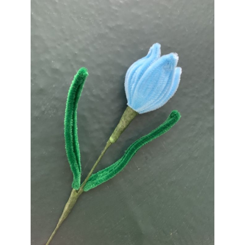 Hoa tulip kẽm nhung thành phẩm