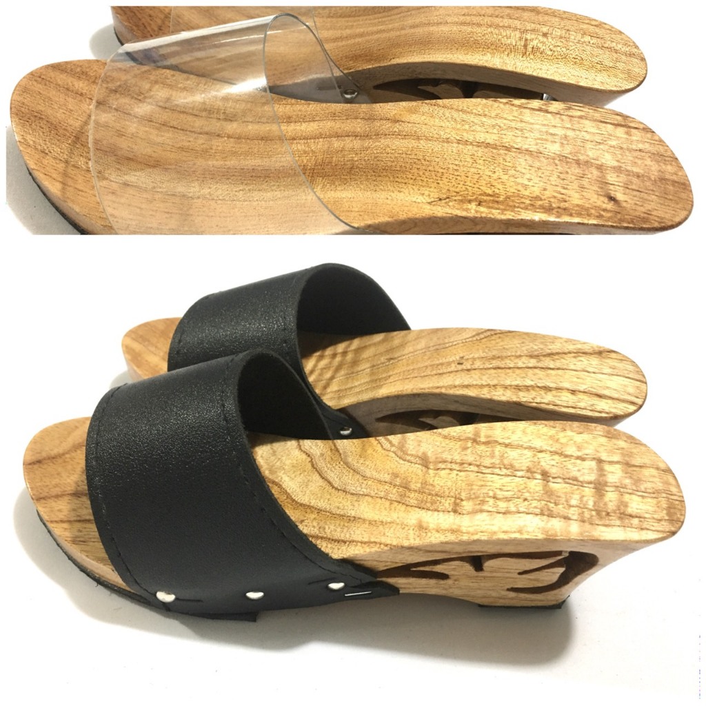 guốc mộc 7 phân, guốc gỗ nữ