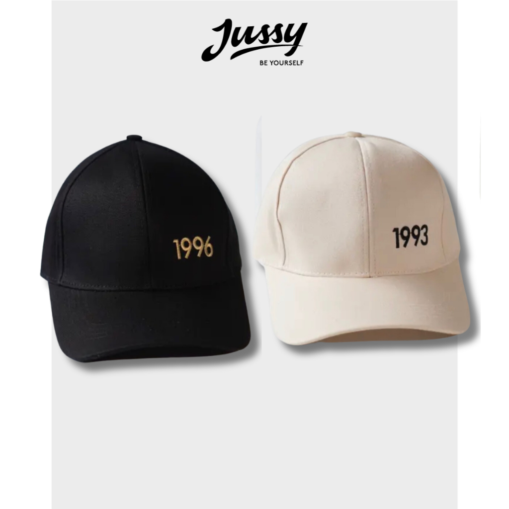 Mũ Lưỡi Trai Thêu Năm Sinh Từ 1988 Đến 2012 Jussy Officia Nón Lưỡi Trai Nam Nữ Chất Vải Cotton Thoáng Mát Form Chuẩn Đẹp