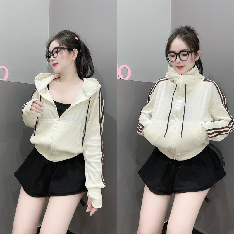 ÁO KHOÁC SỌC TAY NỮ NHIỀU MẪU, ÁO KHOÁC CHẠY SỌC TAY