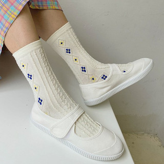 Tất cổ cao nữ Retro Cá tính Nhật Bản Vớ cao cổ nữ Ulzzang Độc đáo Hàn Quốc Cao cấp