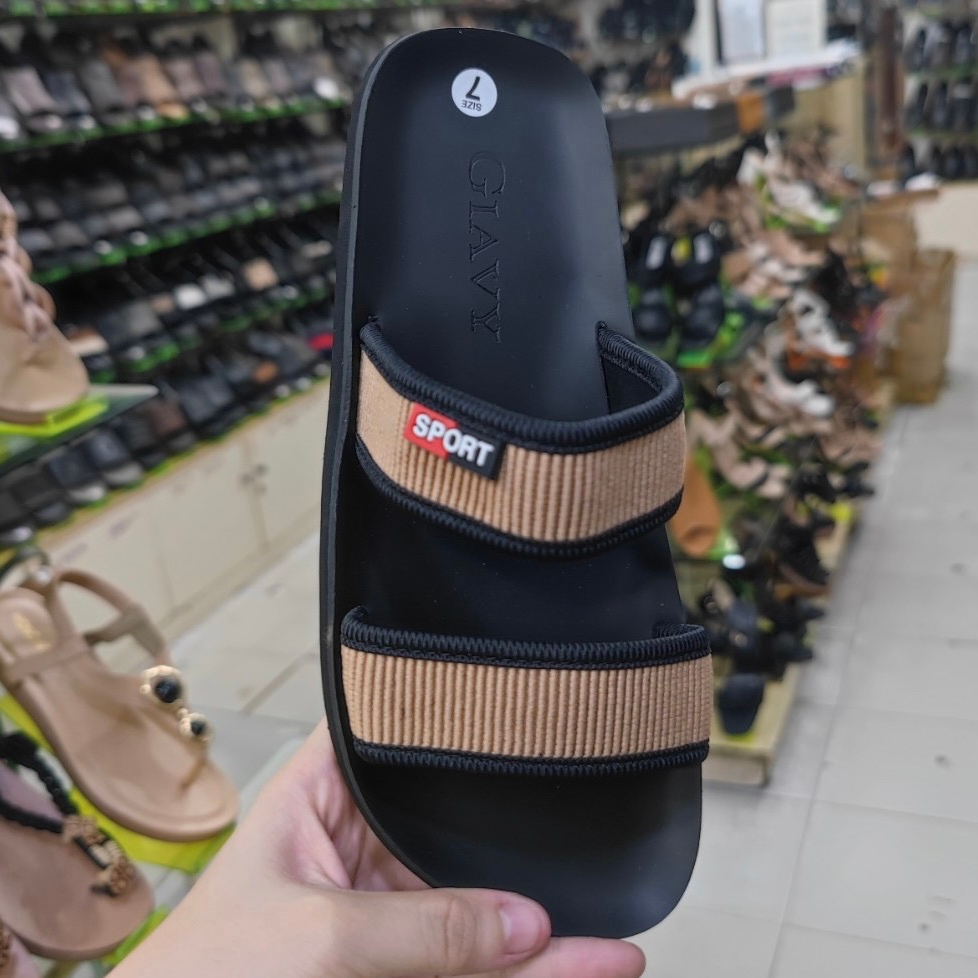 Dép nữ Giavy quai nhị 2 dây đế caosu TK49