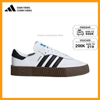 Giày Adidas Samba Rose White Gum Đế Nâu Cao 3cm, Giày Samba Rose Nam nữ mẫu mới hot trend Full Box Bill Tặng Tất