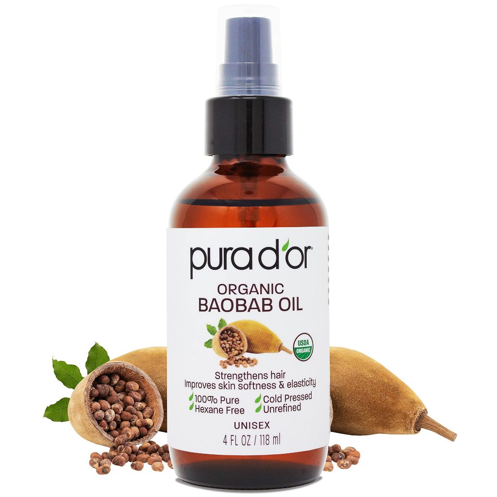 Dầu Dưỡng Da Baobab Oil Hữu Cơ Organic 118ml PURA DOR
