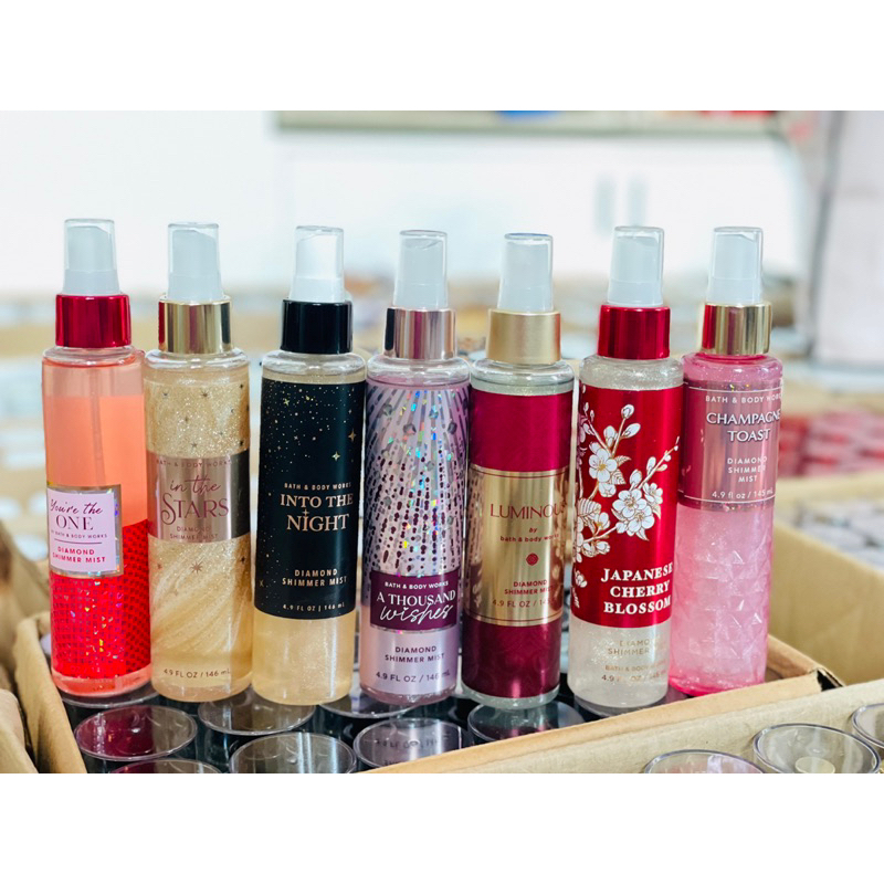Xịt thơm ánh nhũ Bath and Body Work 145ml