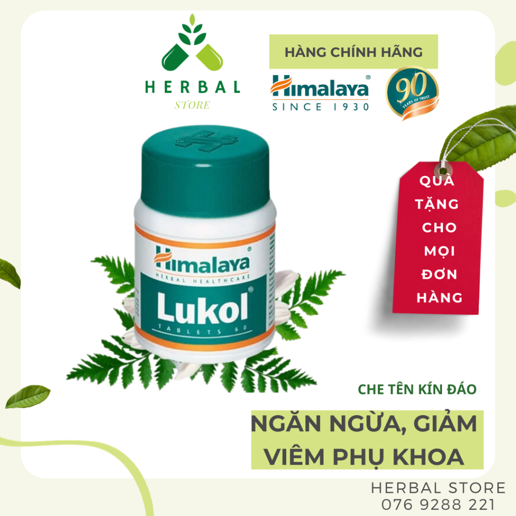 Himalaya Lukol - Hỗ trợ cải thiện các vấn đề phụ khoa cho phái nữ herbal store