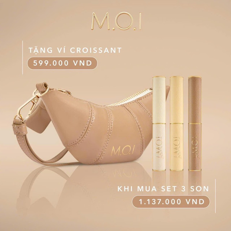 Sét Son M.O.I 3 Cây Và 6 Cây + Tặng Kèm Túi