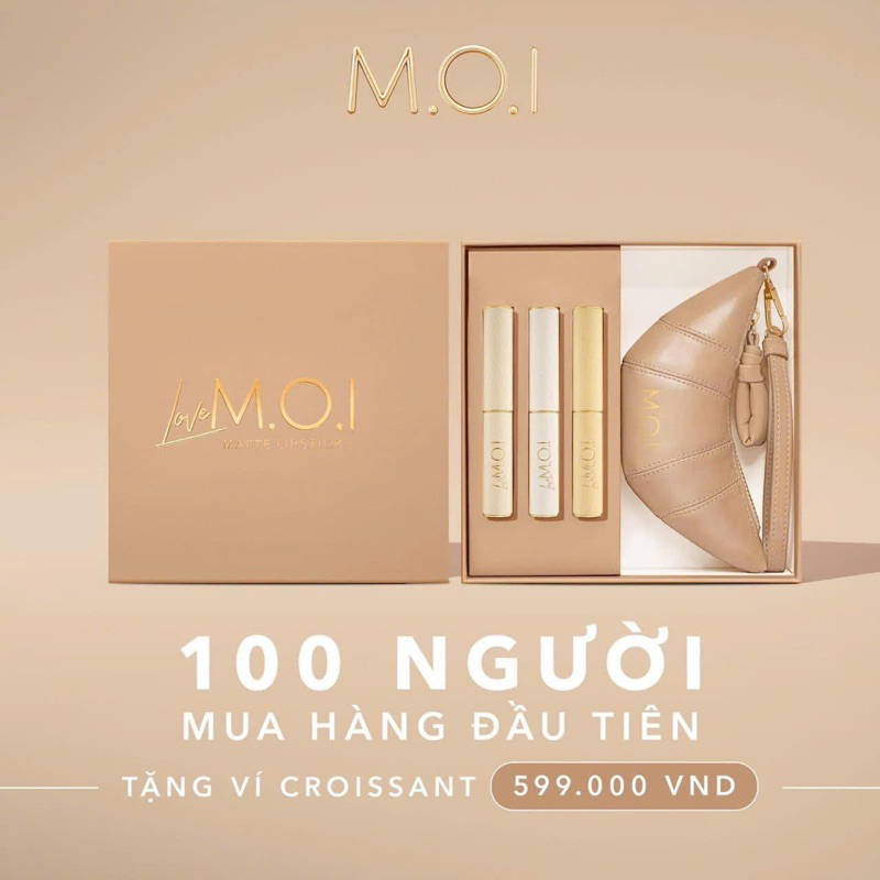 Sét Son M.O.I 3 Cây Và 6 Cây + Tặng Kèm Túi