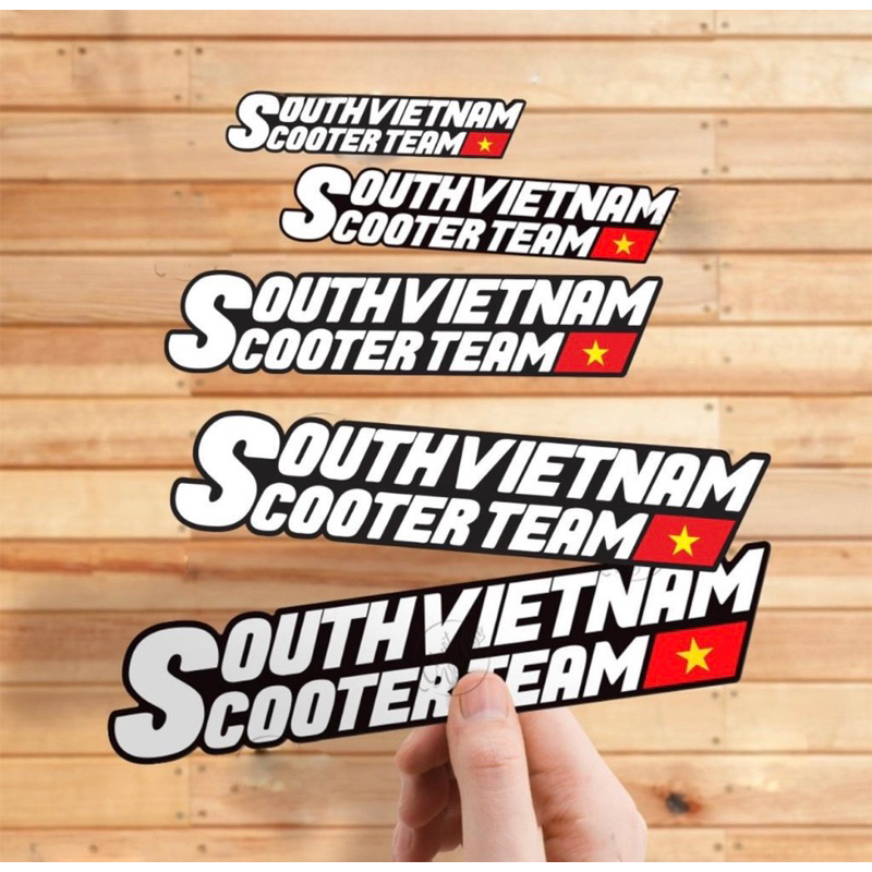 Tem Logo Decal Dán Xe Máy Tem Southvietnam Sticker