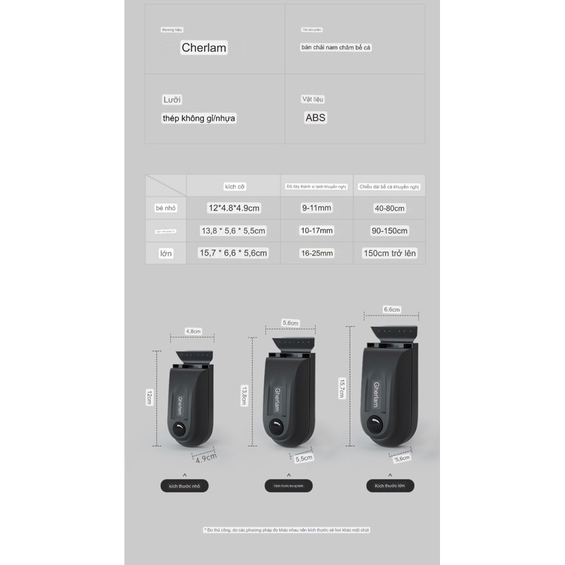 Chà kính chính hãng cherlam