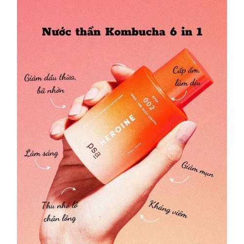 Toner HEROINE PSA nước thần KOMBUCHA 6 in 1