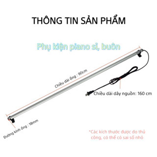 Ống sấy (sưởi) chuyên dùng cho đàn Piano cơ loại dài hàng chuẩn.