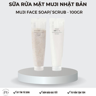 Sữa rửa mặt muji face soap nhật bản - sữa rửa mặt muji face soap scrub nhật bản