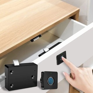 Khoá tủ ngăn kéo vân tay có pin sạc lắp sẵn bên trong