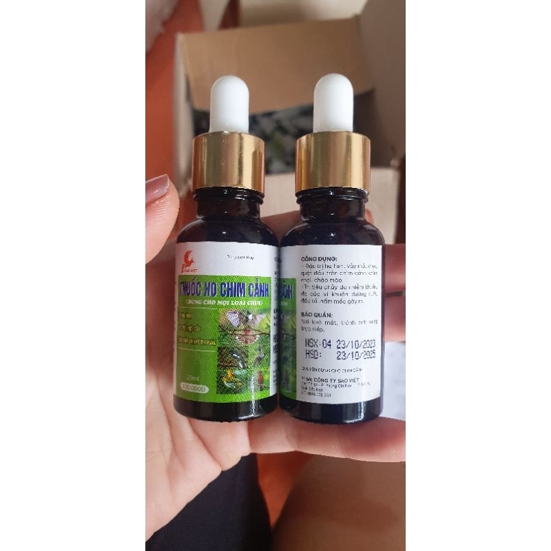 Dung dịch Ho Sao Việt cho chim cảnh