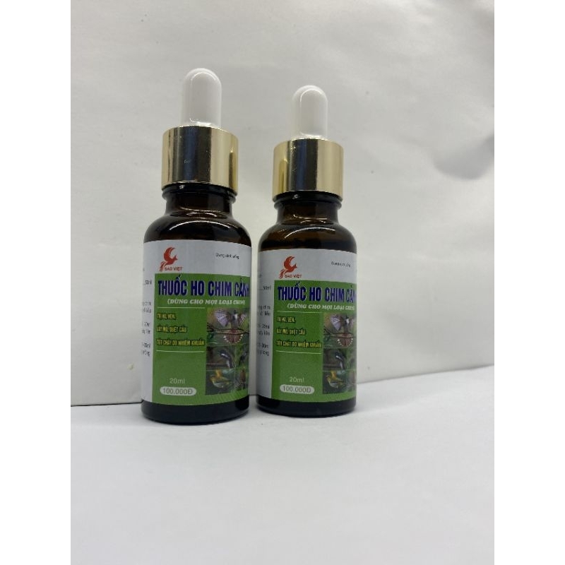 Dung dịch Ho Sao Việt cho chim cảnh