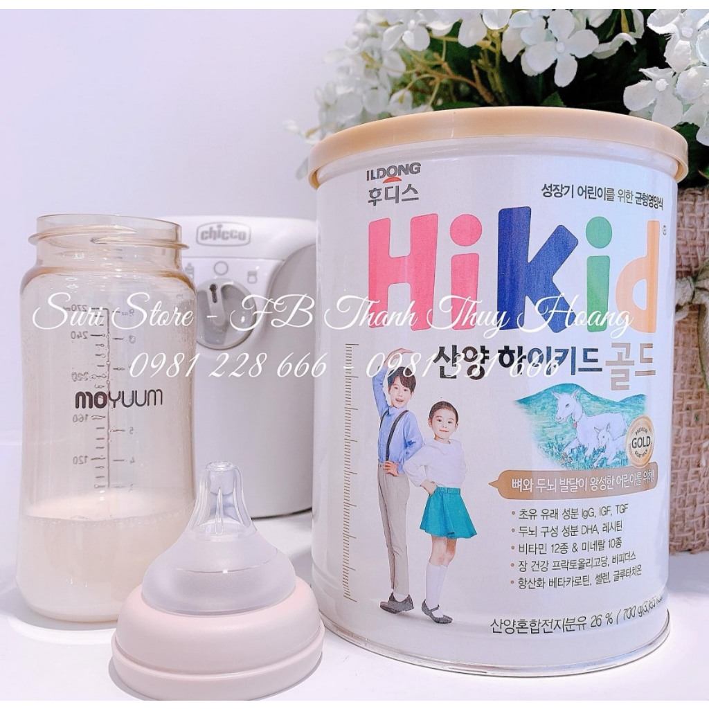 Sữa bột ILdong Hikid dê 17% - 650g