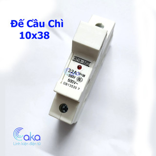 Đế cầu chì rt18-32x - 1p - 32a - sử dụng cho cầu chì 10x38 mm
