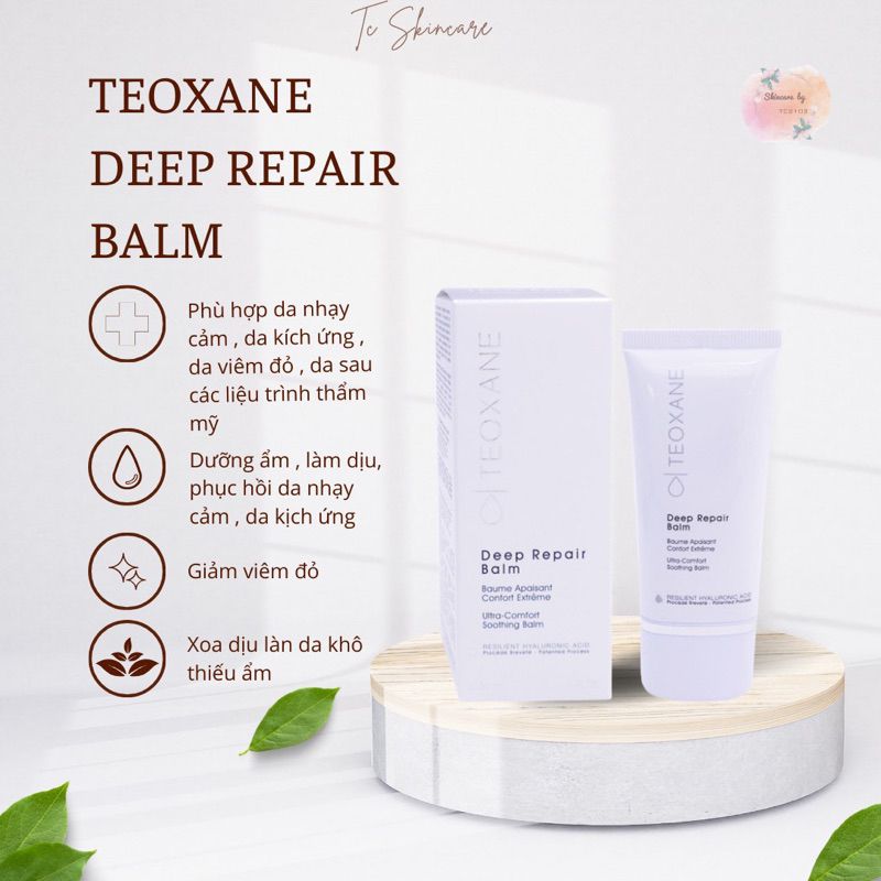 Kem dưỡng Deep Repair blam Teoxane/ Rau má