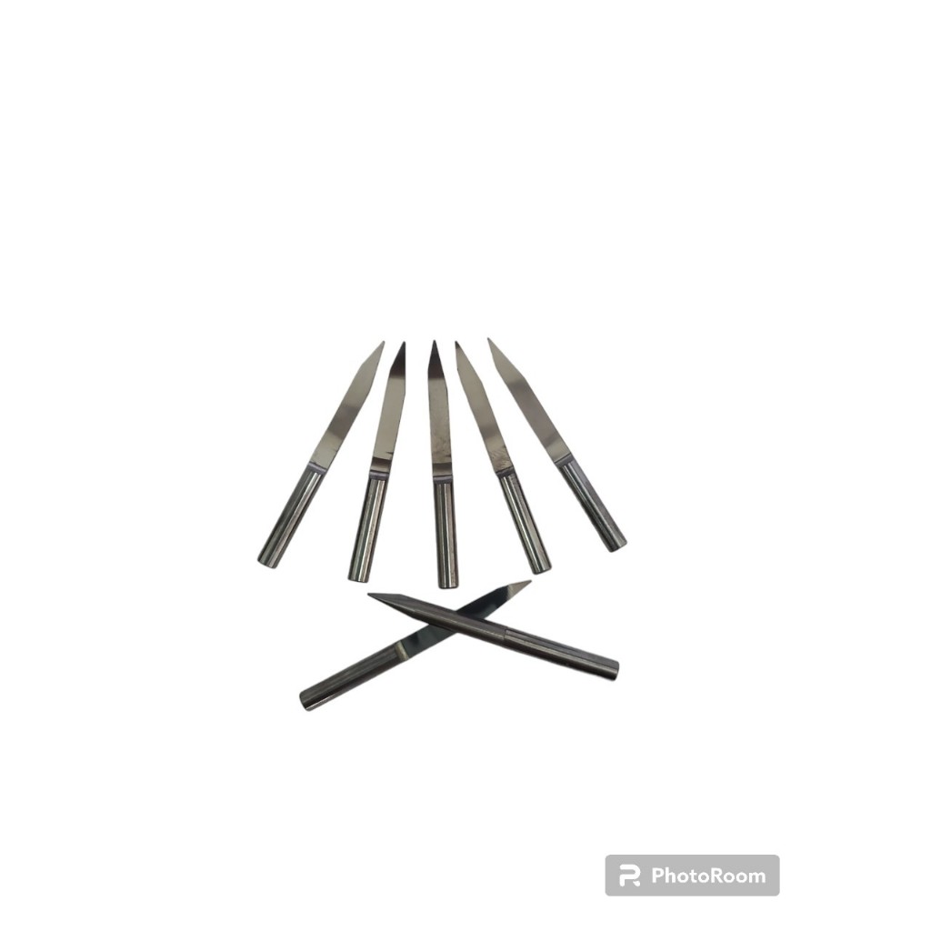 Mũi đục CNC tinh phi 4mm dài 45mm V4-45 mũi góc 30độ