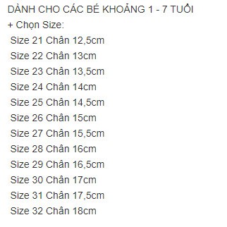 Dép sục cho bé trai bé gái chất PVC hàng đẹp