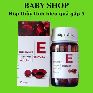 Vitamin E đỏ nga 400mg [lỌ THỦY TINH] CHUẨN AUTH đẹp da,