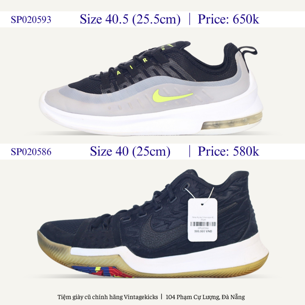 Giày 2hand thể thao Vintagekicks