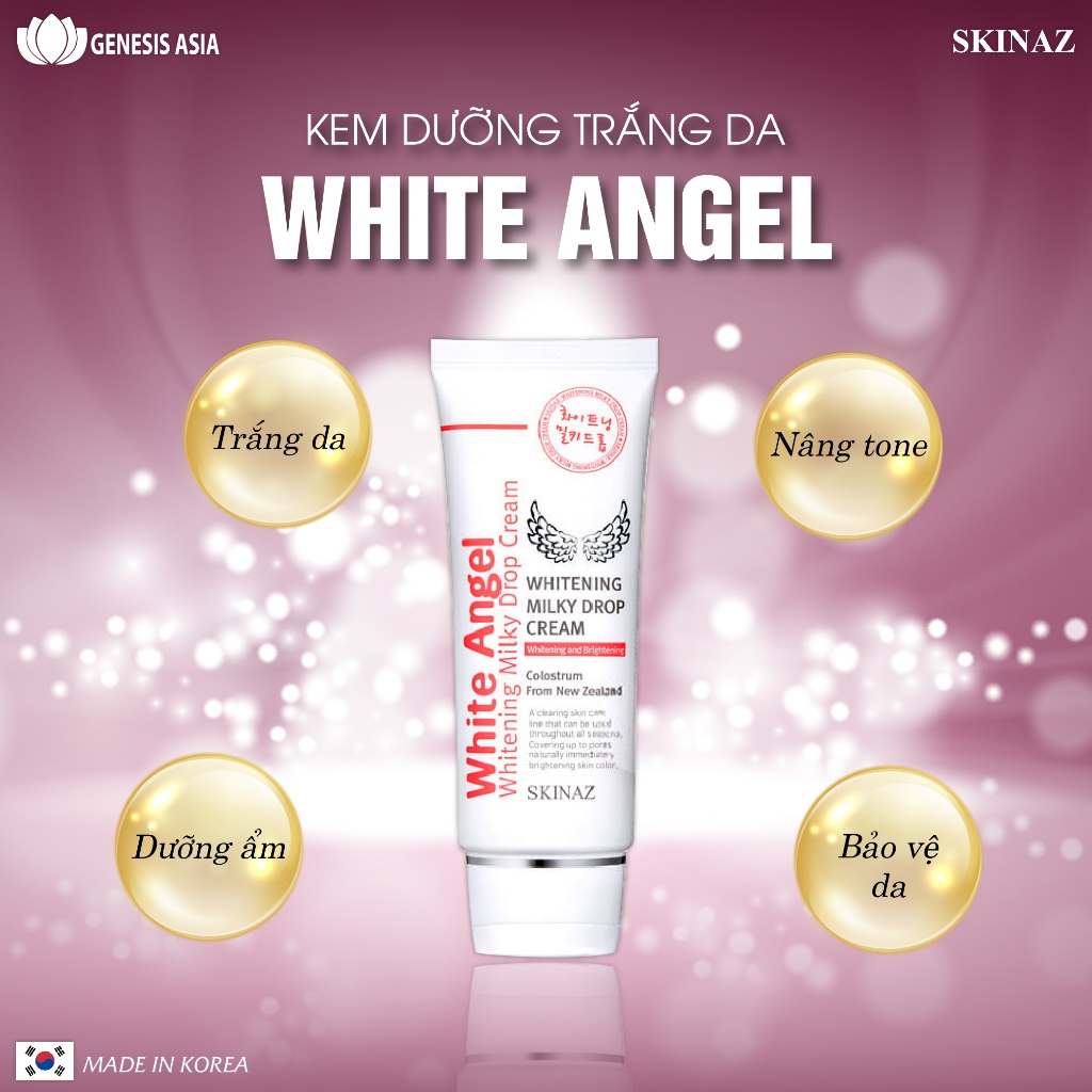 Kem Dưỡng Trắng nâng tone White Angle Skinaz Hàn Quốc 70g Hàng Chính Hãng