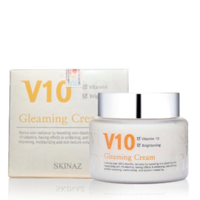 Kem V10 Skinaz Hàn Quốc Chính Hãng 100ml - V10 Gleaming Cream Skinaz