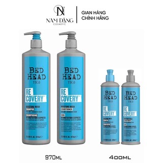 Combo dầu gội xả tigi recovery, tigi xanh dương 400ml/970ml