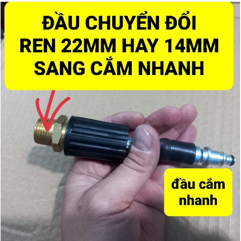 Đầu chuyển ren máy rửa xe