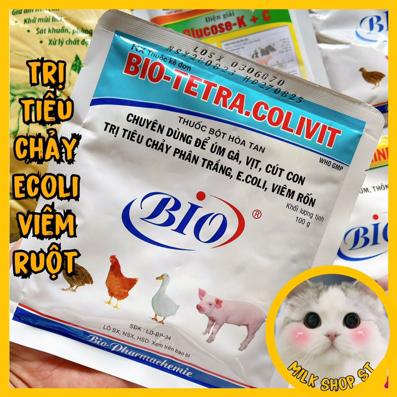 Bio Tetra colivit gói 100gram úm gia cầm