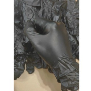 Găng tay y tế đen không bột, Găng tay đen phun xăm thẩm mỹ, nặn mụn, Găng tay đen Vgloves