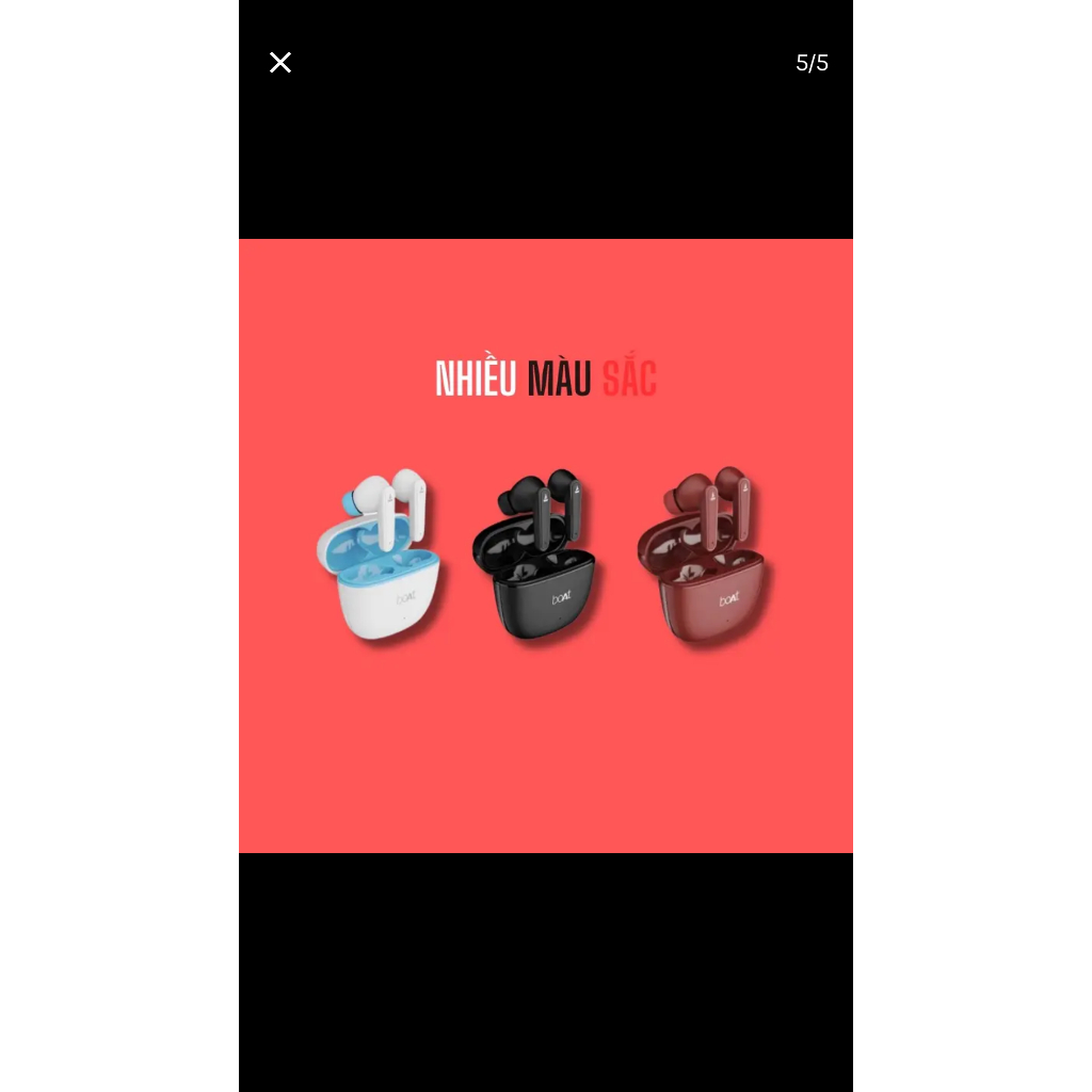 Tai nghe BLUETOOTH BOAT AIRDOPES 115