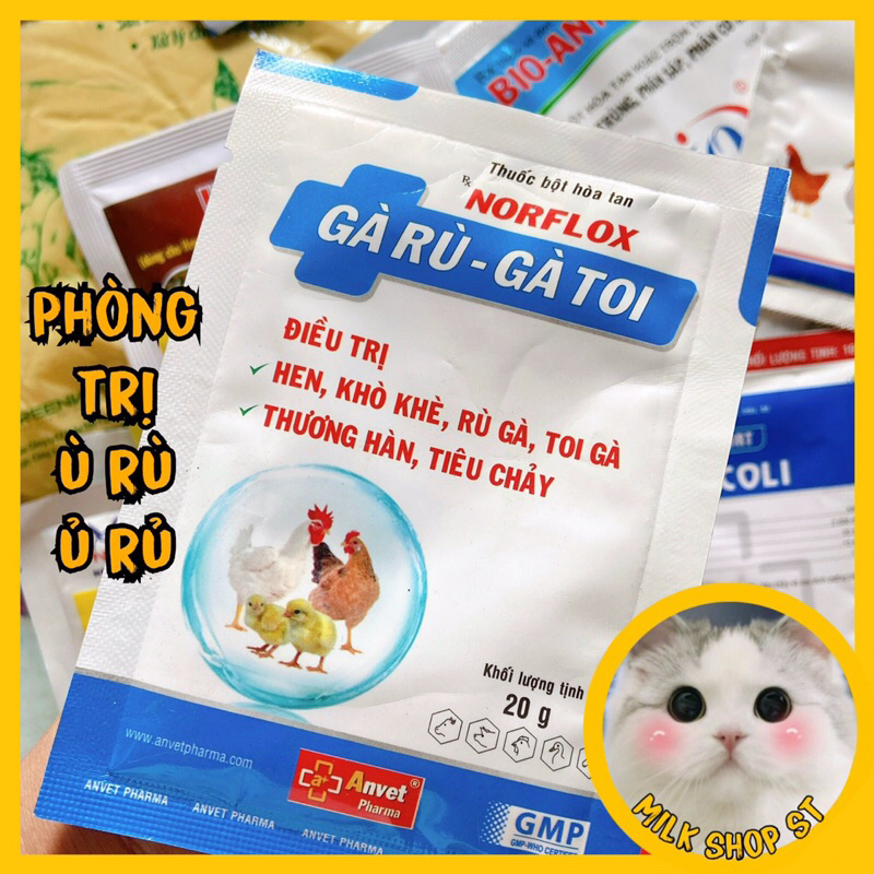 Gà Gù, Gà Toi phân xanh,phân trắng gói 100gram