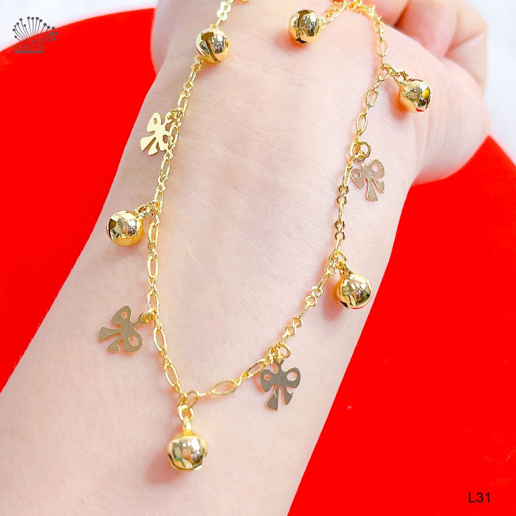 Lắc chân hình nơ thiết kế cao cấp Orin L31