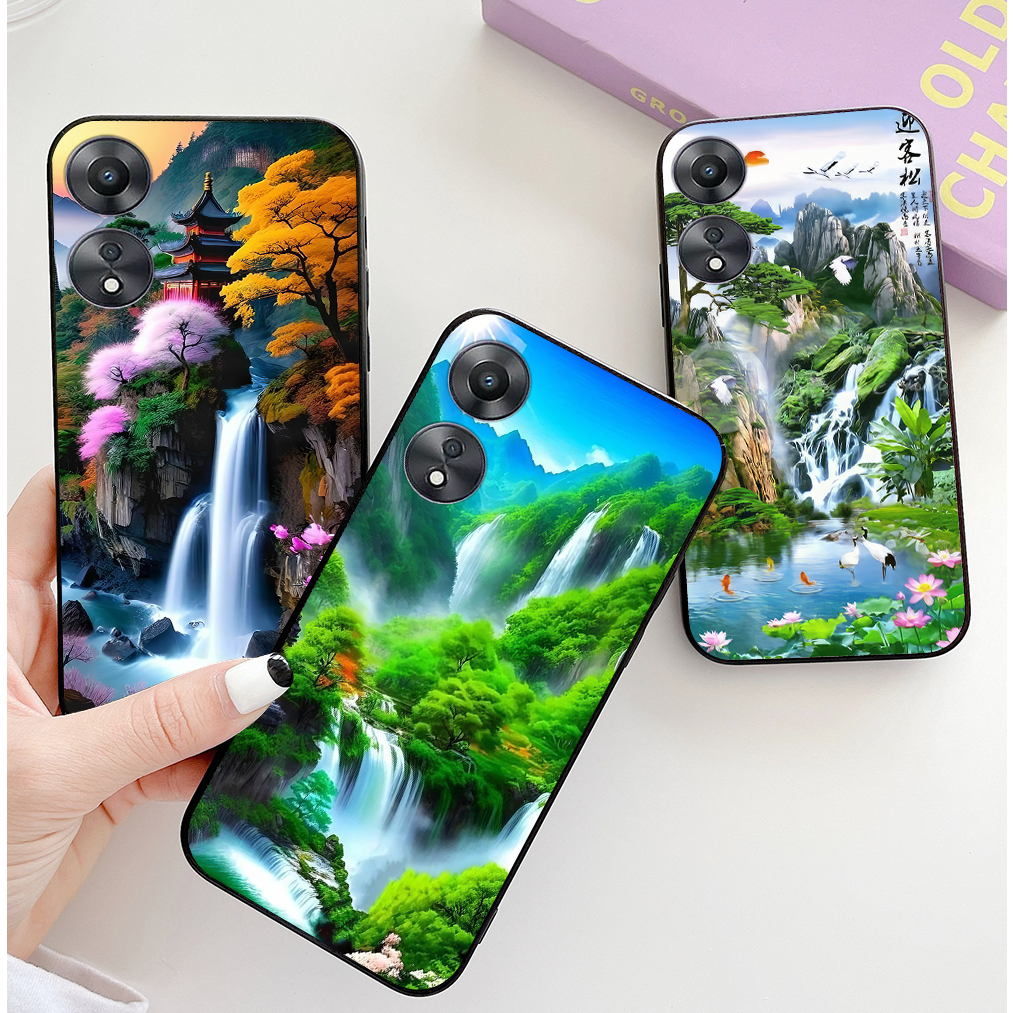 Ốp lưng oppo a78 5g / oppo a38 / oppo a78 / oppo a58 in hình phong cảnh phong thủy tài lộc